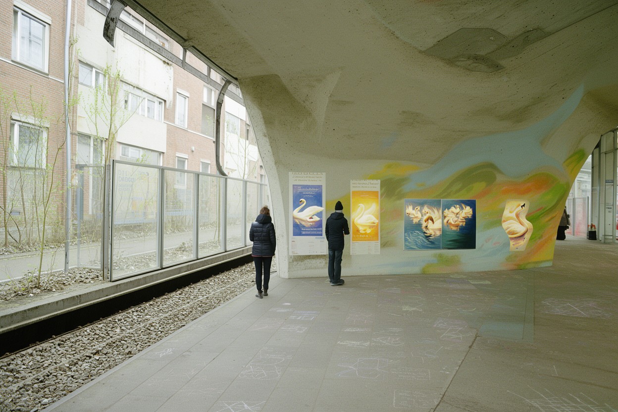 Svanebilleder – Billeder fra Stationens Lommer
