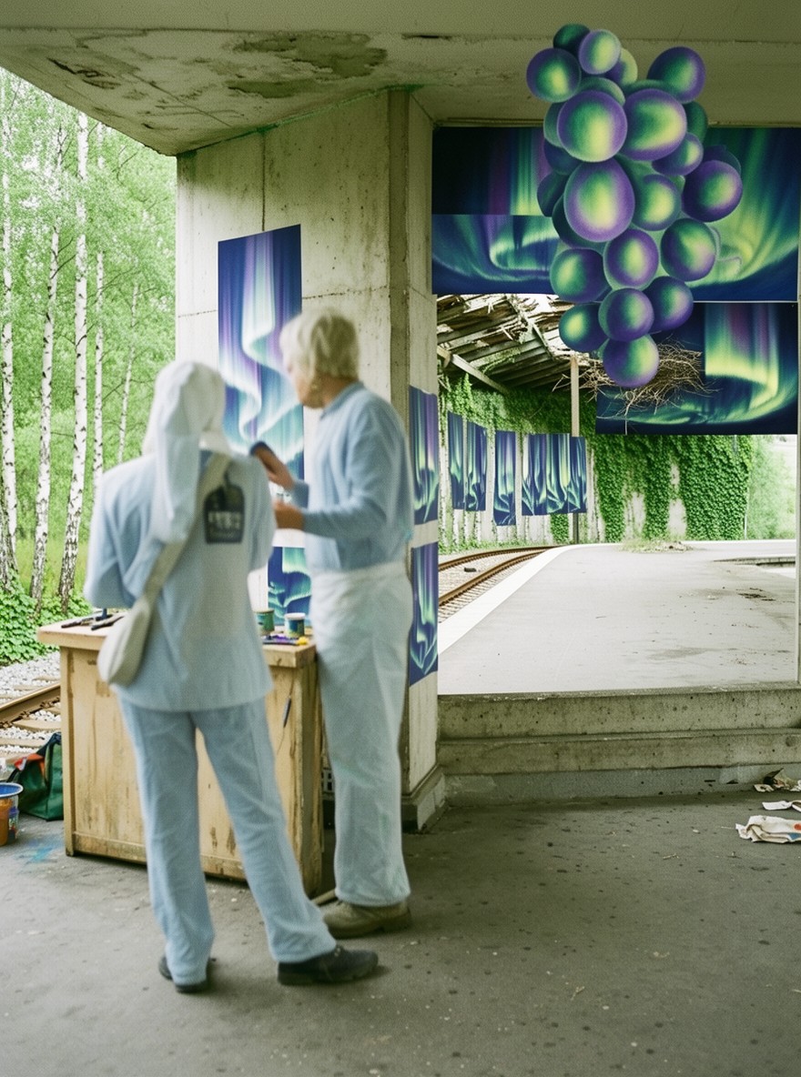 Nordlyset – Ulla Hvidtfeldts plakatfrise