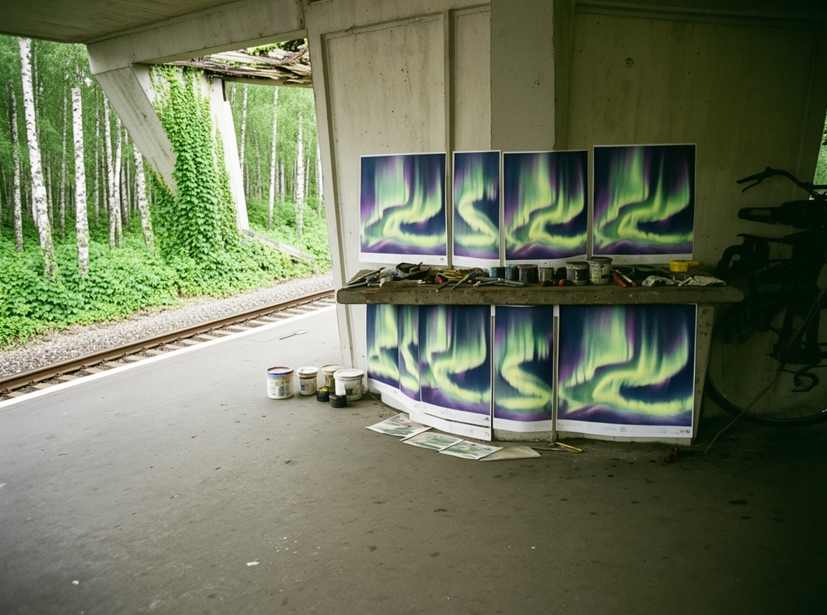 Nordlyset – Ulla Hvidtfeldts plakatfrise