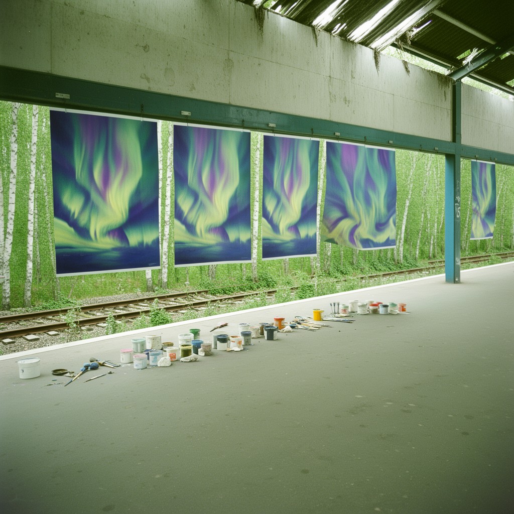 Nordlyset – Ulla Hvidtfeldts plakatfrise